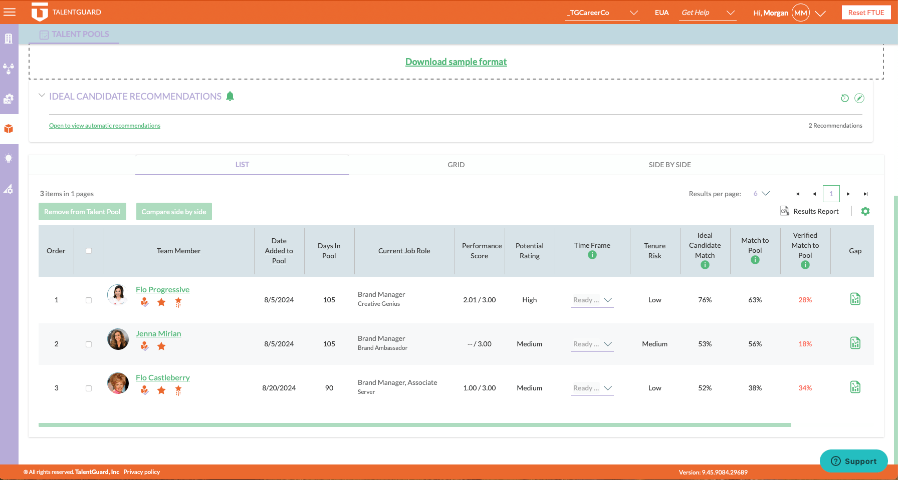 Role Readiness Planning Software - TalentGuard